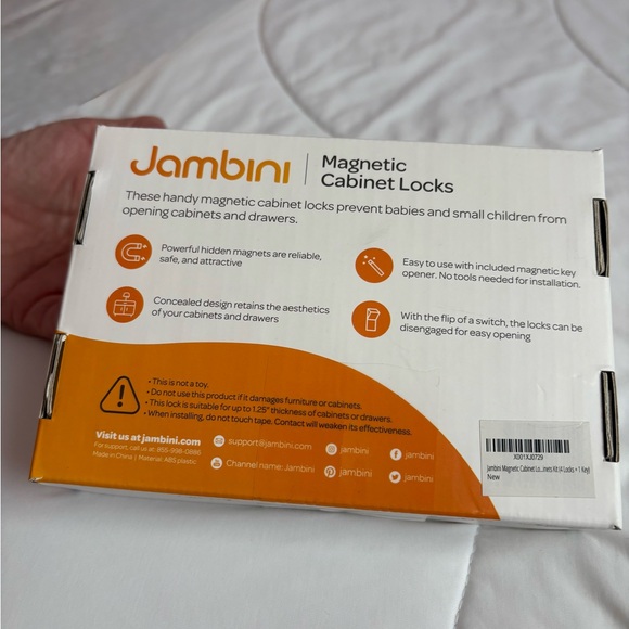 Like New Jambini Magnetic Cabinet Locks for Child Safety. - Picture 3 of 3